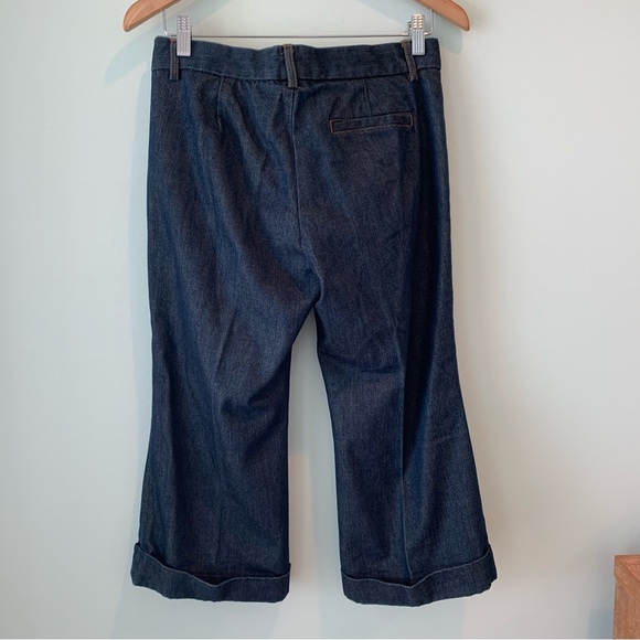 Vintage GAP Wide Leg Trouser 2004 Capri Denim Oants Jeans 2 - Picture 10 of 10